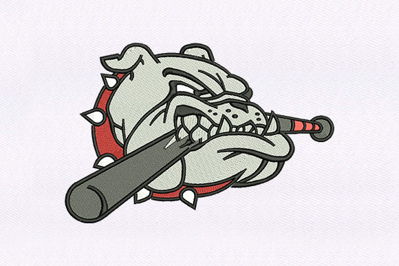 Angry Bulldog Design: A Bold Embroidery Choice