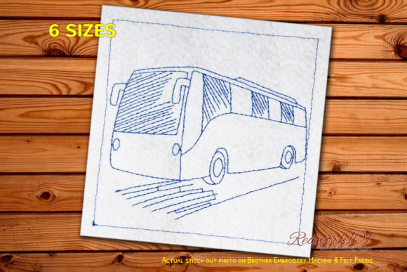 City Bus Machine: A Versatile Embroidery Design