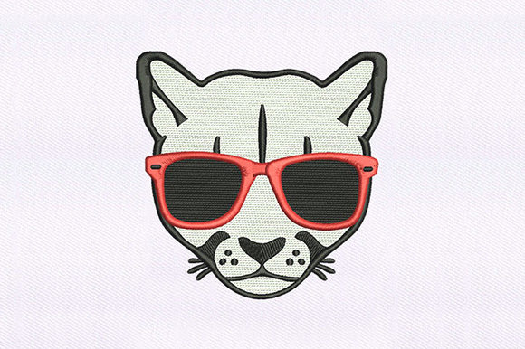 Cool Puma Cat: A Stylish Addition to Your Embroidery Projects