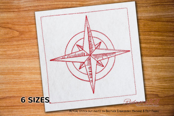 Elegant Compass Lineart for Handmade Gifts