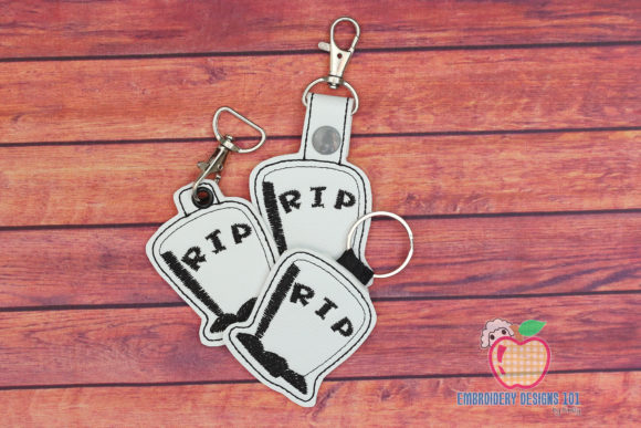 Halloween RIP Keyfob: A Spooky and Charming Design