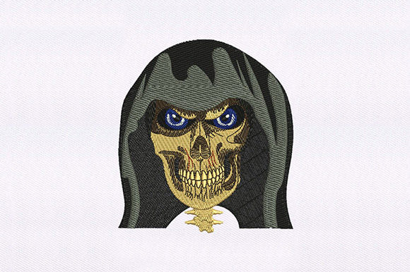 Hooded Skull: A Versatile Design for Your Shop
