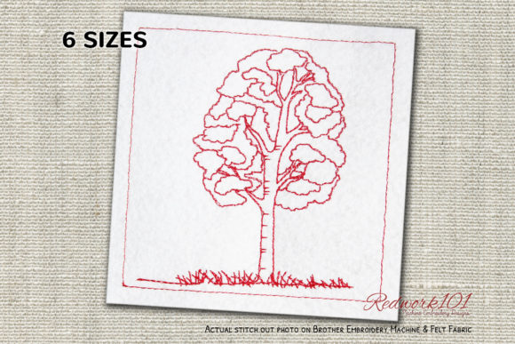 Linden Tree Machine: A Premium Embroidery Design