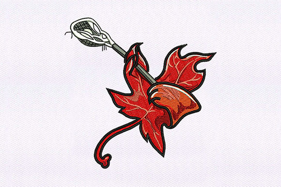 Playing Maple Leaf: A Versatile Embroidery Design