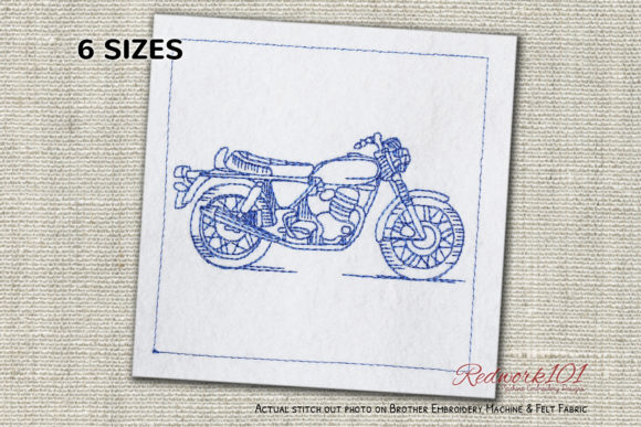Review: Classic Norton Commando Redwork Design