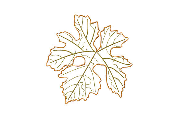 Single Autumn Falling Leaf: A Versatile Design